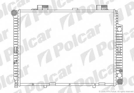 Радиатор охлаждения Polcar 501508-3 (фото 1)