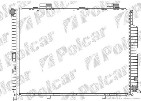 Радиатор охлаждения Polcar 501508-7