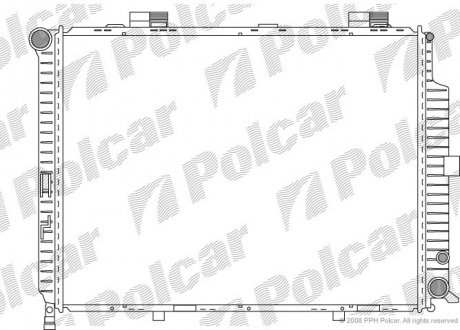 Радиатор охлаждения Polcar 501508-7 (фото 1)