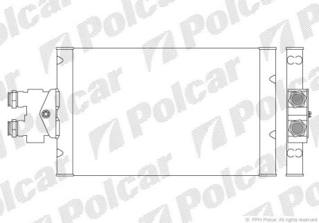 Радіатор масла Polcar 5017L81X