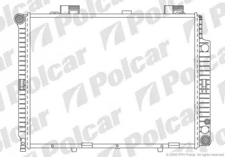 Радиатор охлаждения Polcar 502108-1