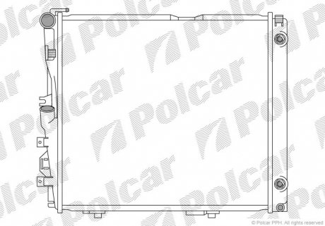Радіатор охолодження Polcar 502408A0
