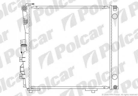 Радіатор охолодження Polcar 502608-5 (фото 1)