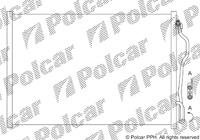Радиатор кондиционера Mercedes S (C216), S (W221) 2.2D-6.2 10.05-12.13 Polcar 5031K8C1
