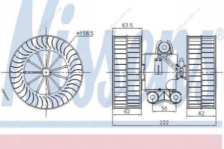 Вентилятор кабіни Polcar 5040NU2X