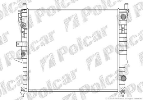 Радиатор охлаждения Polcar 5044082