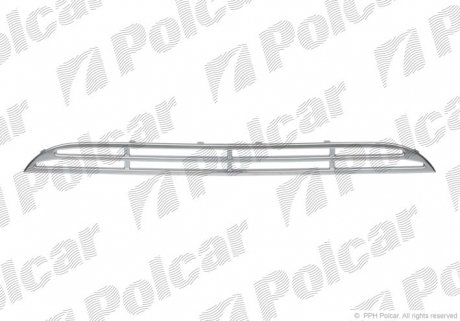 Решетка в бампер средняя Polcar 504427 (фото 1)