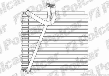 Испаритель кондиционера Polcar 5044P8-1