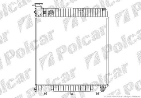 Радіатор охолодження Polcar 5061082