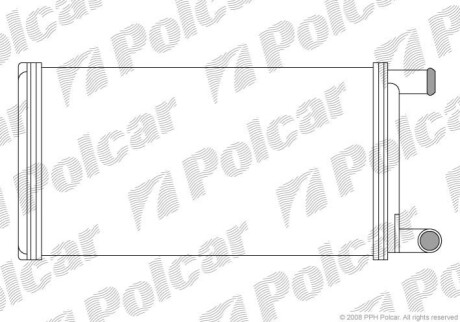 Радіатор обігріву Polcar 5061N8-2