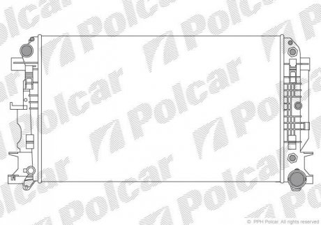Радиатор охлаждения Polcar 506508-2