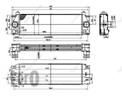 Радіатор повітря (Інтеркулер) Polcar 5065J8-1