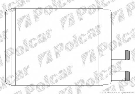 Радиатор обогрева Polcar 5100N8-1