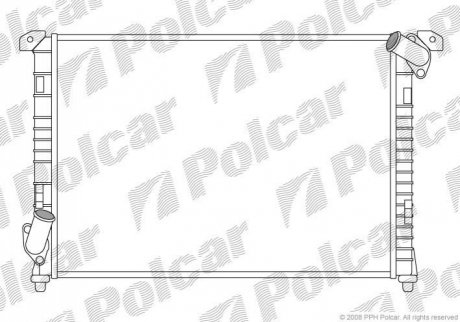 Радіатор охолодження Polcar 510108-2 (фото 1)