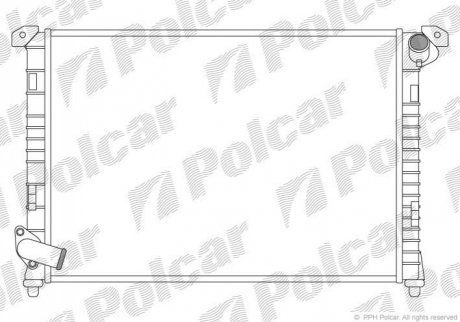 Радиатор охлаждения Polcar 510108-3
