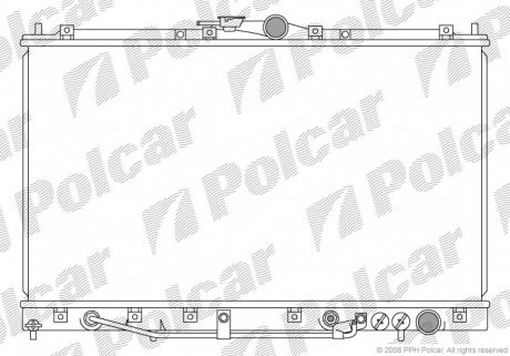 Радиатор охлаждения Polcar 520708-2