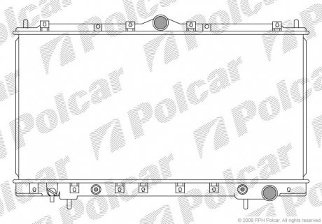 Радіатор охолодження Polcar 520908-2