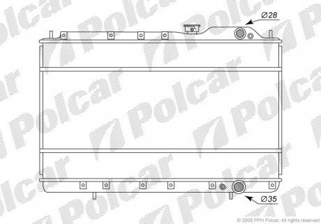 Радиатор охлаждения Polcar 5216084