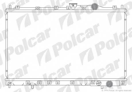 Радіатор охолодження Polcar 5217081 (фото 1)