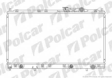 Радіатор охолодження Polcar 5221085 (фото 1)