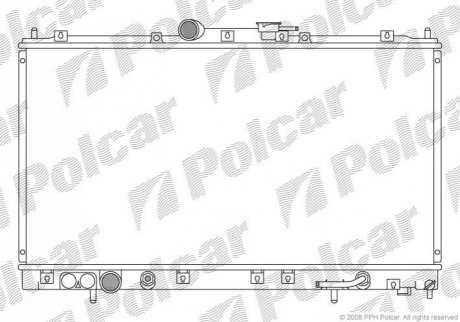 Радиатор охлаждения Polcar 5222082