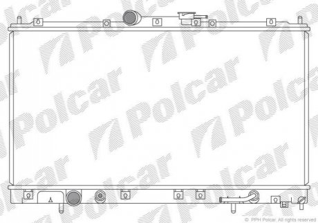 Радіатор охолодження Polcar 5222084 (фото 1)
