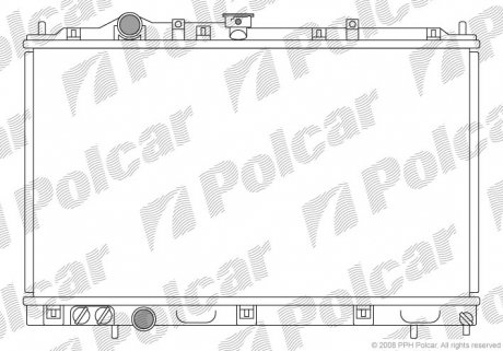 Радіатор охолодження Polcar 5231081 (фото 1)