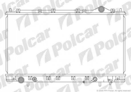 Радиатор охлаждения Polcar 5239082
