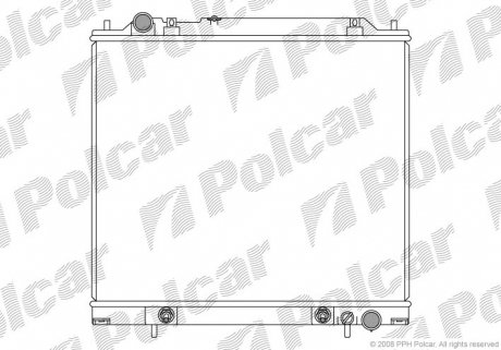 Радіатор охолодження Polcar 525008-2