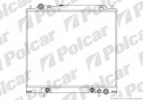 Радиатор охлаждения Polcar 525008-3