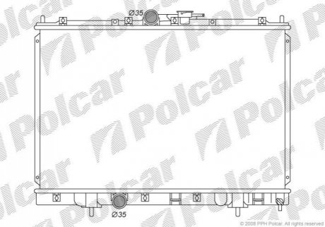 Радіатор охолодження Polcar 5269081K