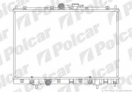 Радиатор охлаждения Polcar 5269082