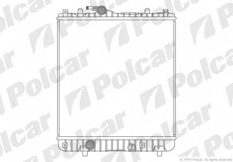 Радіатор охолодження Polcar 550308-2