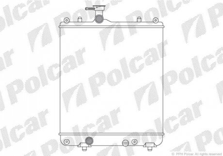 Радиатор охлаждения Polcar 550308A1 (фото 1)