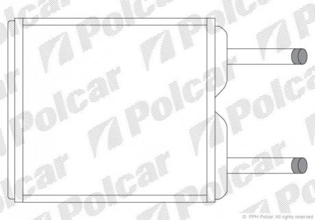 Радіатор обігріву Polcar 5505N8-1