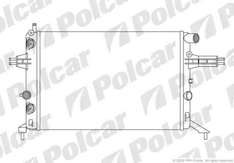 Автозапчасть Polcar 550808A7