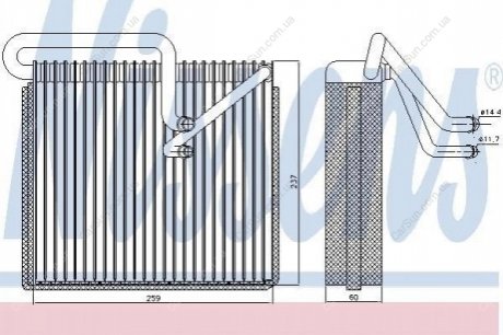 Испаритель кондиционера Polcar 5508P8-1