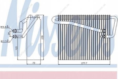 Випарник кондиціонера Polcar 5508P8-2