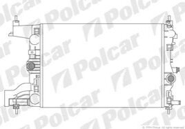 Радиатор охлаждения Polcar 551108-1