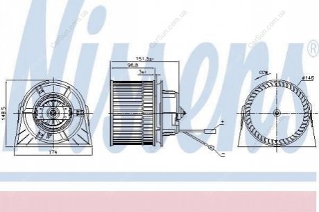 Вентилятор кабины Polcar 5516NU-3