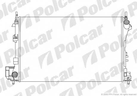 Радіатор охолодження Polcar 551808A2 (фото 1)