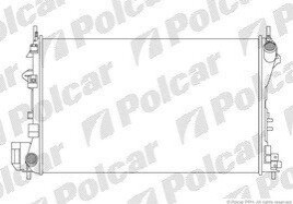 Радиатор охлаждения Opel Vectra C 1.6-1.8 16V 02- (Economy Class) Polcar 551808A4