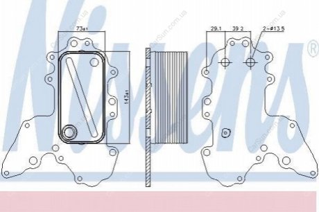 Радиатор масла Polcar 5520L8-4 (фото 1)