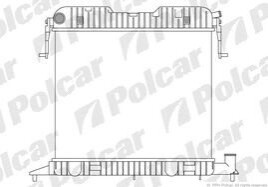 Радиатор охлаждения Polcar 552508-3