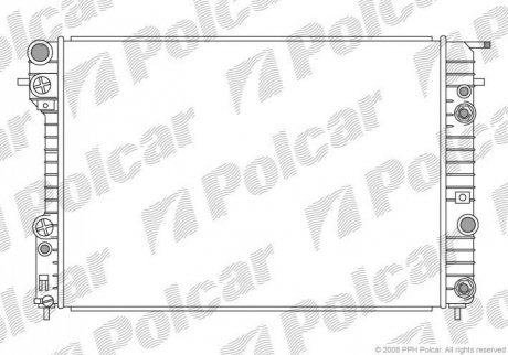 Радиатор охлаждения Polcar 552808-2