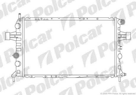 Радіатор охолодження Polcar 556008-2