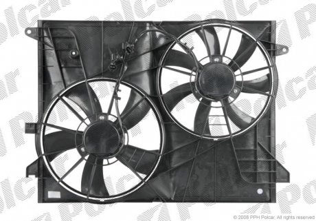 Вентилятор с корпусом/кронштейном Polcar 556523W1 (фото 1)