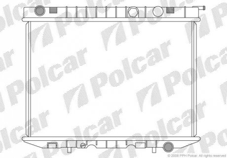 Радиатор охлаждения Polcar 558008-2