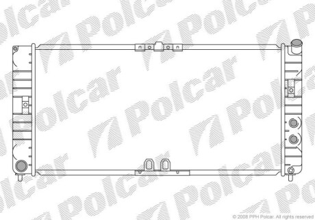 Радиатор охлаждения Polcar 558108-1