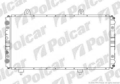 Радиатор охлаждения Polcar 570108-2 (фото 1)